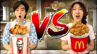 แข่งทำข้าวอบ KFC vs McDonald [upl. by Ettenoj848]