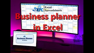 Business Planner in Excel ✅ [upl. by Esmerolda]