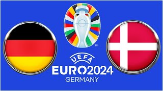 🔴Deutschland  Dänemark  LIVE EM 2024 [upl. by Ronile]