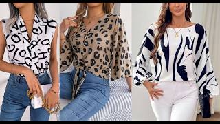 BLUSAS DE MODA PARA MUJER 2025 [upl. by Wearing706]