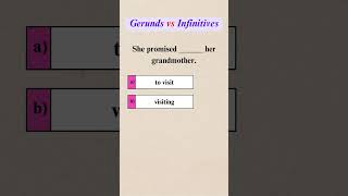 Gerunds vs Infinitives Quiz shorts [upl. by Nnaerb]