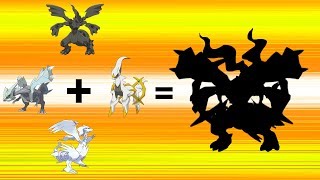 Pokemon Fusion Requests 93 Kyurem  Arceus  Zekrom  Reshriam  Legendary Fusion [upl. by Wolgast532]