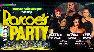 Detox amp Denali  Roscoes RuPauls Drag Race Season 16 Viewing Party [upl. by Mcnamee]