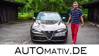 Alfa Romeo Giulia Veloce 22 Diesel 210 PS im Fahrbericht und Test [upl. by Saunder]