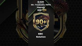 90 Tradeable TOTS Upgrade SBC  EA Sports FC 24 [upl. by Nwadal939]