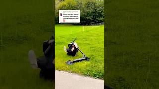 Fahre mit dein EScooter Freihändig und rasiere dein Bart 🪒🛴 challenge mit escooter [upl. by Cynthia665]