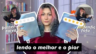 eu li o melhor e o pior livro da estante segundo o goodreads  vlog sem spoilers [upl. by Nelyt332]