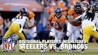 Steelers vs Broncos  Divisional Playoff Highlights  NFL [upl. by Ebony125]