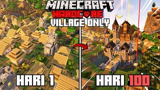 100 Hari di Minecraft Hardcore Dunia Villager [upl. by Blaise116]