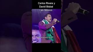 Carlos Rivera y David Bisbal en México cantando AHORA juntos CarlosRivera DavidBisbal Ahora [upl. by Nyloc]