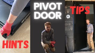 Pivot Door Installation  Instructions Hints and Tips [upl. by Yesmar]