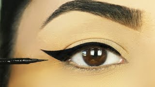 These 3 Easy WINGED EYELINERS FOR HOODED EYES are a must try [upl. by Htebiram]