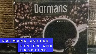 Dormans Fine Instant Coffee Unboxing and Review [upl. by Valiant]