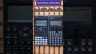 Cómo CALCULAR las RAÍCES y el VÉRTICE de una FUNCIÓN CUADRÁTICA con la CALCULADORA CIENTÍFICA 😎 [upl. by Dirraj712]