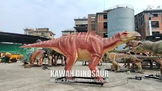 Life Size Dinosaurs Maiasaura Statue Animatronic Dinosaur For Jurassic Park [upl. by Laucsap819]