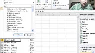 Excel Video 291 Search Box Filter Part 1 [upl. by Countess242]