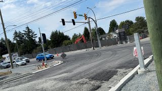 Upgrades Underway  Shelbourne St at McRae Ave Saanich [upl. by Guildroy]