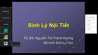 Sinh Lý Nội Tiết  TS BS Nguyễn Thị Thanh Hương  Ôn thi Cao học [upl. by Atinuhs]