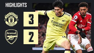 HIGHLIGHTS  Manchester United vs Arsenal 32  Premier League  Smith Rowe Odegaard [upl. by Stew]