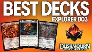 MTG Explorer Best Duskmourn Decks Revealed  MTGA Pioneer Lite [upl. by Llahsram47]