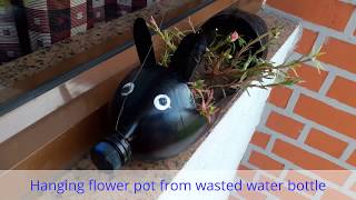 Flower pot from Waste water bottle [upl. by Bauske]