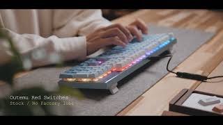 Redragon K556 SE RGB LED Backlit Wired Mechanical Gaming Keyboard Sound Test [upl. by Christye210]