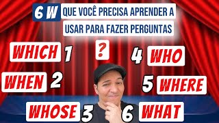 PRONOMES INTERROGATIVOS EM INGLÊS [upl. by Daveta]