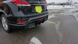 20102015 lexus rx350 dual exhaust custom made [upl. by Eckart]