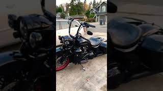 ‘17 Harley Davidson Road King Special gets new 16” Carlini Flying Apes [upl. by Goulette168]