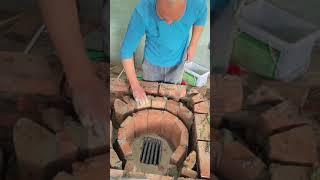 The entire process of making a smokeless wood stove kitchen diy [upl. by Florian]