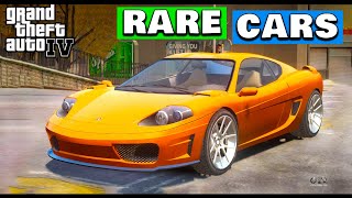 GTA 4  Secret Rare Cars and Vehicles 2024 [upl. by Eikcir]