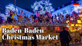 🇩🇪 BadenBaden Germany  Most Beautiful Christmas Markets🎄 [upl. by Flosi]