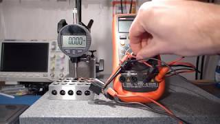 Piezoelectric Actuator Testing Displacement vs Voltage [upl. by Sven630]