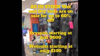 Gear Up For Fall With Incredible Savings on InStock Drysuits and Wetsuits [upl. by Wurster]