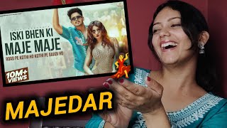 Iski Bhen Ki Maje Maje Reaction Preet Sandhu Pooja chandola [upl. by Ijat]