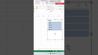 How to Add Horizontal Slicer in Excel shorts [upl. by Davida]