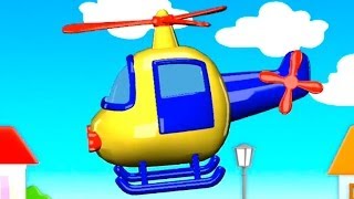 Build and Play  3D HELICOPTER Kids Machine Puzzles Дети построить и узнать [upl. by Ybot]