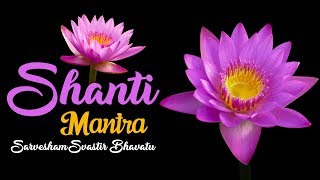 शांति मंत्र  Shanti Mantra  Sarvesham Svastir Bhavatu  Om Shanti  Peace Mantra [upl. by Kalindi809]