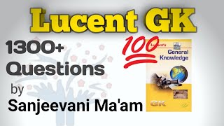 Lucent GK 1300 questions for all Government Exams full book explained Pdf [upl. by Dowd]