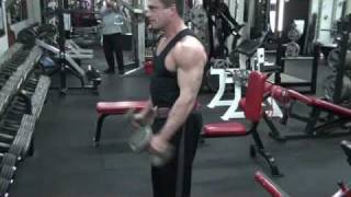 Bicep Exercises  Standing Dumbbell Curl [upl. by Gen]