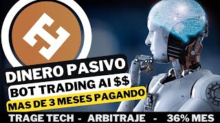 🔴 PRUEBA Arbitraje Criptomonedas  TRAGE TECHNOLOGIES  Gana hasta 36 ROI Mensual Capital Retirable [upl. by Thalassa389]