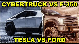 Tesla Cybertruck Vs F350 Diesel [upl. by Takara534]