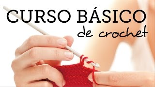 CLASE 2 Punto Bajo SINGLE CROCHET  Curso Básico de crochet para Principiantes [upl. by Esirec429]