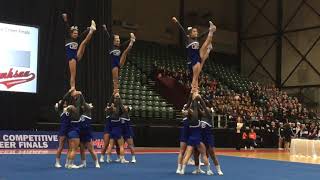 Gibraltar Carlson’s Round 3 at the 2019 MHSAA competitive cheer state finals [upl. by Clovis974]