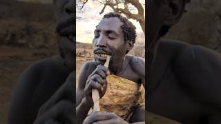 Hadzabe tribe Cookies Meal 🤤 and eating Favorite food so delicious 😋bushmen traditional Culture [upl. by Perretta161]