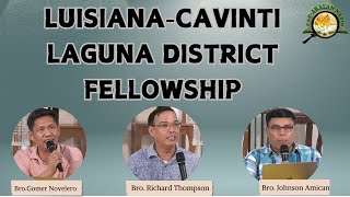 LIVE LUISIANACAVINTI DISTRICT FELLOWSHIP QampA PROGRAM  Oct 102024 [upl. by Oirrad184]