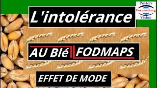 Allergie au blé et lintolérance aux FODMAPs [upl. by Grubman]