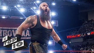 Braun Strowmans monstrous displays of strength  WWE Top 10 [upl. by Merry43]