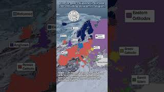 The Largest Religions in Europe 🌍 [upl. by Cardon932]