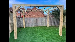 NLC Box Pergola Instructions [upl. by Eidroj881]